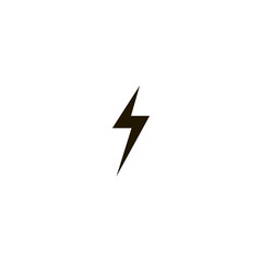 Canvas Print - lightning icon. sign design