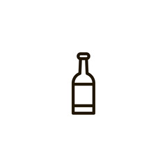 Canvas Print - bottle icon. sign design