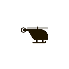 Sticker - helicopter icon. sign design