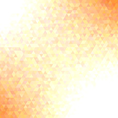 Poster - Polygonal abstract tiled triangle background - modern vector graphic design with regular triangles