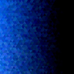Poster - Geometric abstract regular triangle tile pattern background - modern mosaic vector graphic design