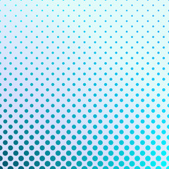 Poster - Gradient halftone dot pattern background - geometric vector graphic design