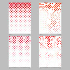 Poster - Abstract diagonal square pattern background poster template - vector illustration