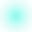 © David Zydd - Retro abstract halftone polka dot pattern background design