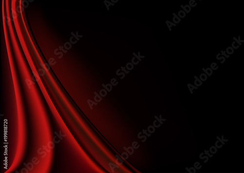 Vector Realistic Background Of Dark Red Silk Fabric Photorealistic Vector Realistic Background Of Dark Red Silk Fabric Photorealistic Ilration Design For Decoration