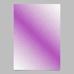 Poster - Retro halftone dot pattern background poster template