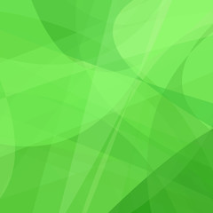 Aufkleber - Green curved abstract motion background - vector graphic design