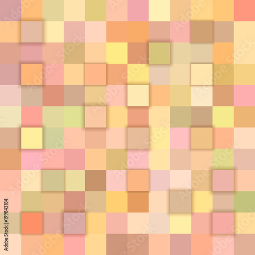 Dekoracja na wymiar  jasny-kolor-abstrakcyjne-tlo-mozaiki-3d-kostki-z-kwadratow