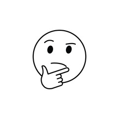 Poster - pondered icon. Detailed set of avatars of professions icons. Premium quality line graphic design. One of the collection icons for websites, web design, mobile app