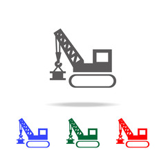 Poster - Lifting crane. Tower and harbor lifters icon. Elements of construction tools multi colored icons. Premium quality graphic design icon. Simple icon for websites, web design, mobile