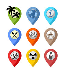 Poster - location point symbols