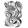 © katyau - Paisley. Hand Drawn Boho ornament. Vector illustration