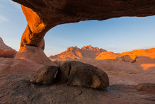 Stone Arch In Desert