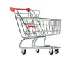 © Cian - Shopping Cart Trolly on White Background