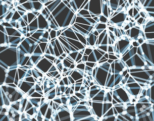 Wall Mural - lattice structure. science or technology background. graphic design. 3d grid surface. abstract vecto