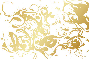 Wall Mural - vector gold marbled gradient style background. abstract colorful illustration, social media wallpape