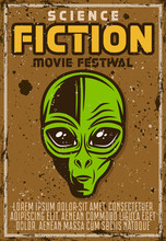 Science Fiction Movie Fest Advertising Poster