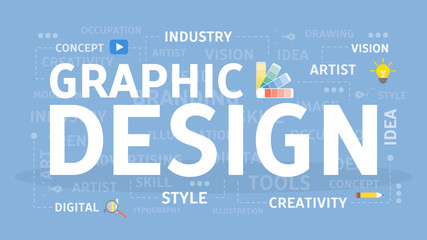 Poster - Graphic design concept.