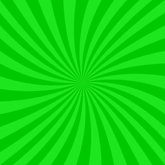 Poster - Green abstract spiral design background - vector graphics