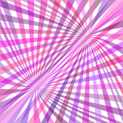 Poster - Curved ray pattern background - vector graphic from striped rays in purple tones