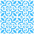 Seamless pattern with dutch ornaments in delft kitchen tiles style