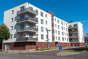 Wall Mural - odern home building seen in Berlin, Germany