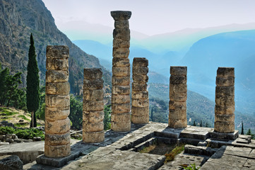 Ancient city Delphi.