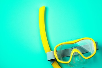 Wall Mural - Snorkeling mask and tube