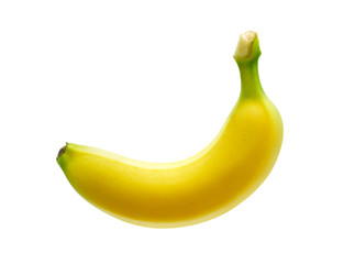 Wall Mural - Banana isolated on white background