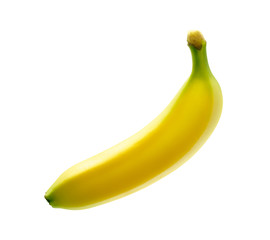 Wall Mural - Banana isolated on white background