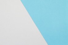 Two Color Paper With Blue And White Overlap On The Floor And Split Half Of The Image. Background