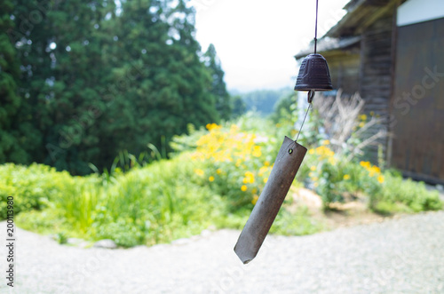 風鈴と縁側からの風景 Stock 写真 Adobe Stock