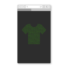 Canvas Print - Mobil Browser - T-Shirt