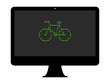 Pixel Icon PC - Fahrrad