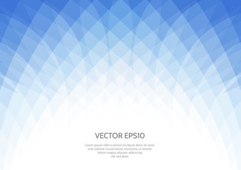 Poster - Abstract background of triangles. Gentle shades of blue.