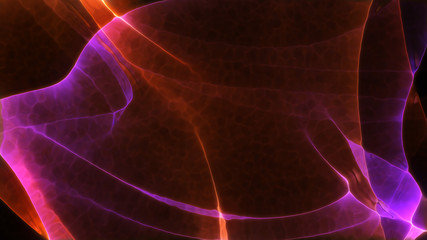 Poster - abstract background 3d digital wave of glowing particles and wireframe. explosion of glowing particl