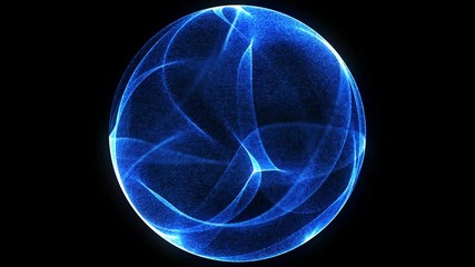 Poster - abstract background 3d digital wave of glowing particles and wireframe. explosion of glowing particl