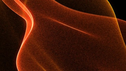 Poster - abstract background 3d digital wave of glowing particles and wireframe. explosion of glowing particl