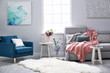 © New Africa - Cozy living room interior with comfortable sofa and armchair
