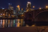 Fototapeta  - Minneapolis Skyline in Minnesota, USA