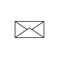 Poster - the envelope icon. Element of simple icon for websites, web design, mobile app, info graphics. Thin line icon for website design and development, app development