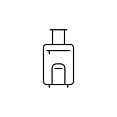 Poster - baggage icon. Element of simple icon for websites, web design, mobile app, info graphics. Thin line icon for website design and development, app development