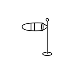Poster - wind gauge icon. Element of simple icon for websites, web design, mobile app, info graphics. Thin line icon for website design and development, app development