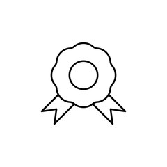 Poster - medal icon. Element of simple icon for websites, web design, mobile app, info graphics. Thin line icon for website design and development, app development