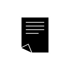 Poster - paper icon. Element of simple icon for websites, web design, mobile app, info graphics. Signs and symbols collection icon for design and development