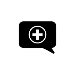 Poster - consent in a communication bubble icon. Element of simple icon for websites, web design, mobile app, info graphics. Signs and symbols collection icon for design and development