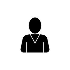 Poster - avatar icon. Element of simple icon for websites, web design, mobile app, info graphics. Signs and symbols collection icon for design and development