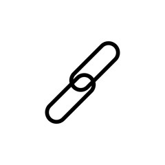 Poster - chain icon. Element of simple icon for websites, web design, mobile app, info graphics. Signs and symbols collection icon for design and development