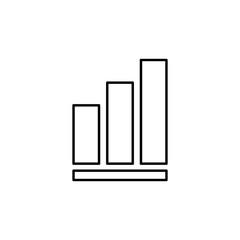 Poster - growth chart icon. Element of simple icon for websites, web design, mobile app, info graphics. Thin line icon for website design and development, app development