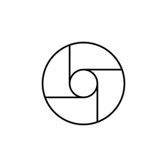 Poster - camera focus icon. Element of simple icon for websites, web design, mobile app, info graphics. Thin line icon for website design and development, app development